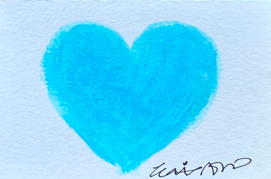 Dreamy - mini heart on paper (3x4.5)