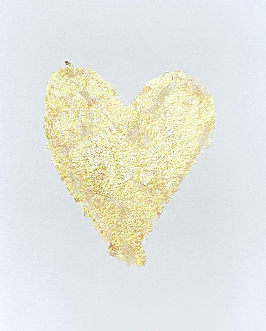 Heart of Gold - on paper (4x6)