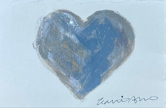 Bubbly - mini heart on paper (3x4.5)