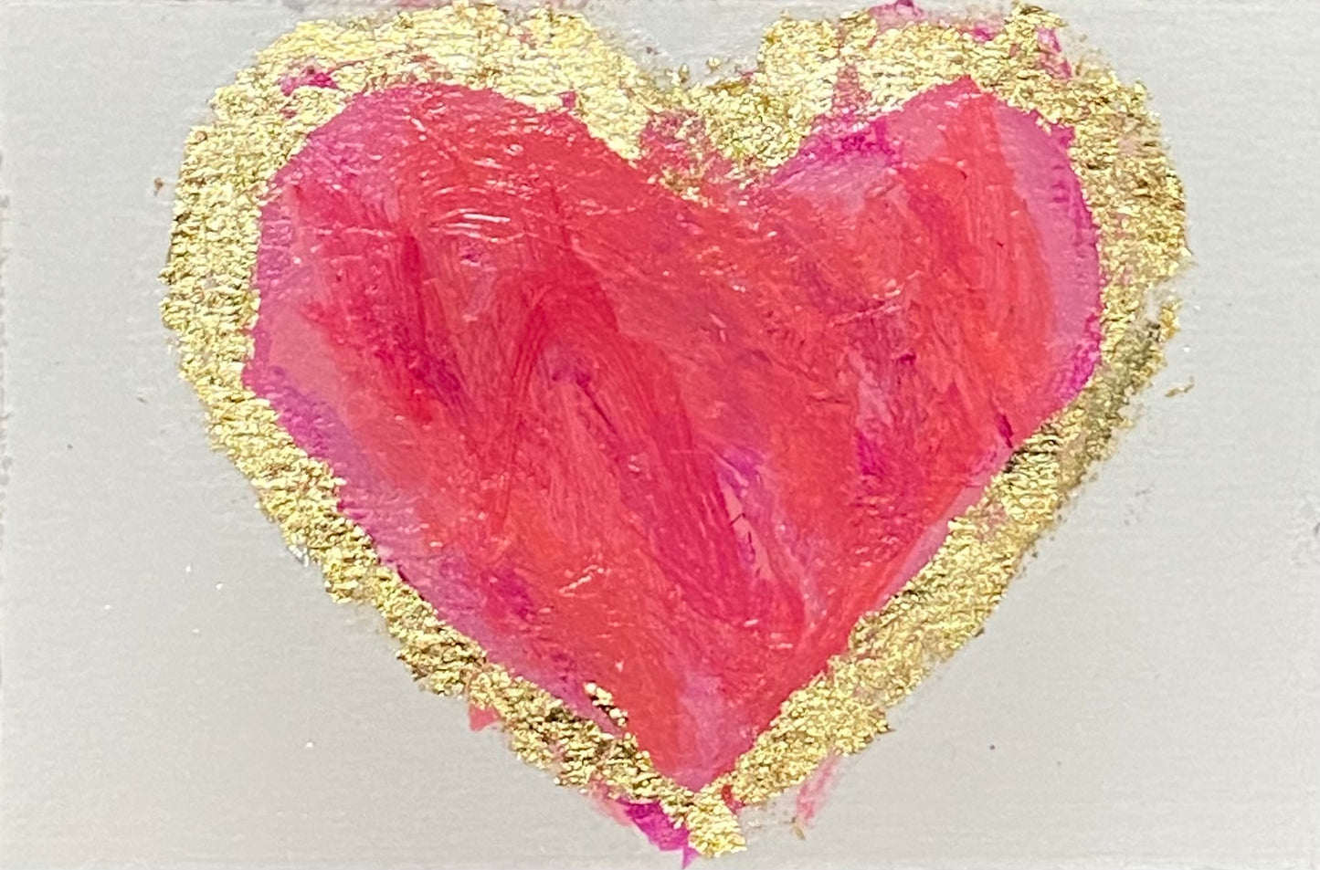 Sugar Coated - mini heart on paper (3x4.5)