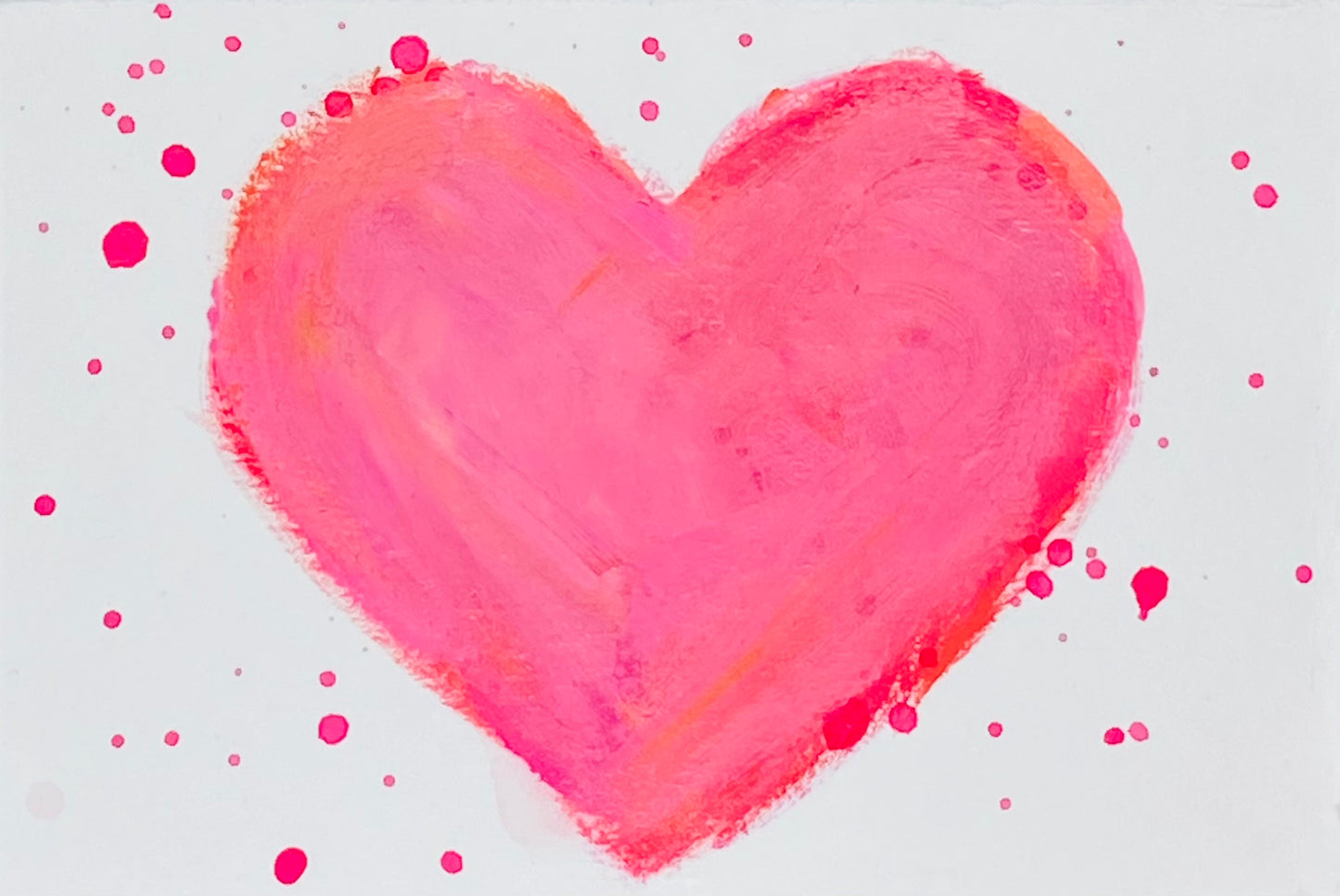 Sprinkles - mini heart on paper (3x4.5)