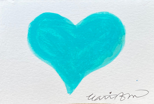 Primo- mini heart on paper (3x4.5)